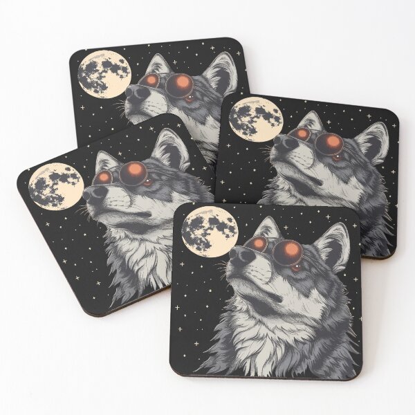 Item preview, Cool Wolf Sunglasses designed and sold by Lichtisign.