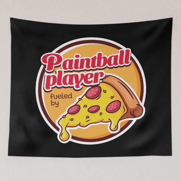 Item preview, Paintball Player Fueled by Pizza designed and sold by MaryAller.