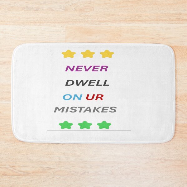 Item preview, ⭐️⭐️NEVER DWELL ON UR MISTAKES⭐️⭐️ designed and sold by Artqween .