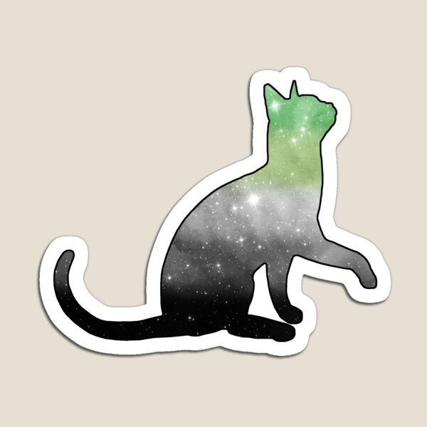 Aperçu de l'œuvre fierté aromatique space kitty créée et vendue par lemniscate-shop.