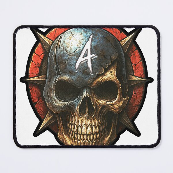 Item preview, Skull Captain A - America Shield designed and sold by ScumNVillainy.