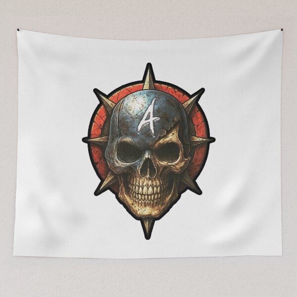 Item preview, Skull Captain A - America Shield designed and sold by ScumNVillainy.