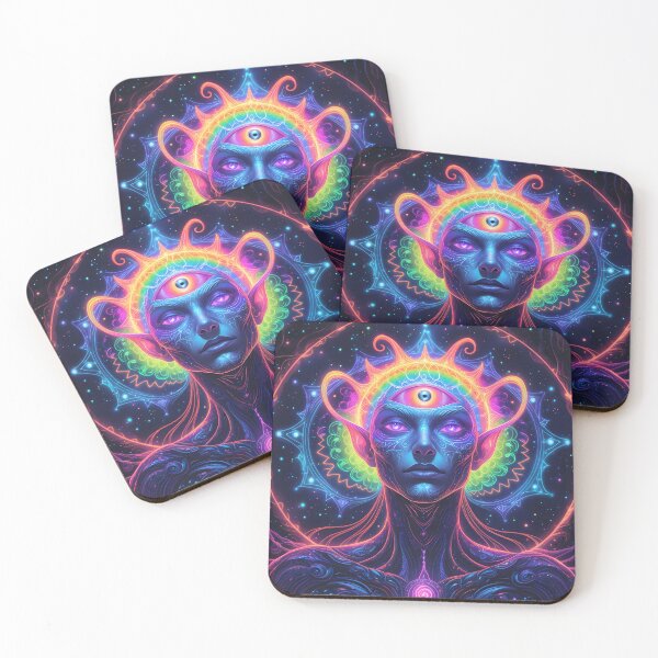 Item preview, Psychedelic Oracle of the Cosmic Eye designed and sold by AlienInkvasion.