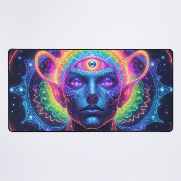Item preview, Psychedelic Oracle of the Cosmic Eye designed and sold by AlienInkvasion.