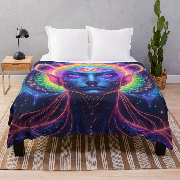 Item preview, Psychedelic Oracle of the Cosmic Eye designed and sold by AlienInkvasion.