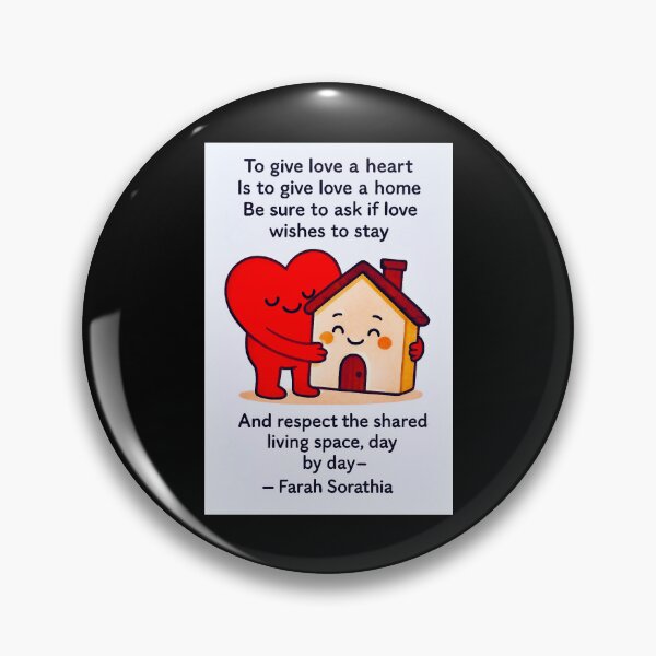 Item preview, Give love a home designed and sold by FariiShop.