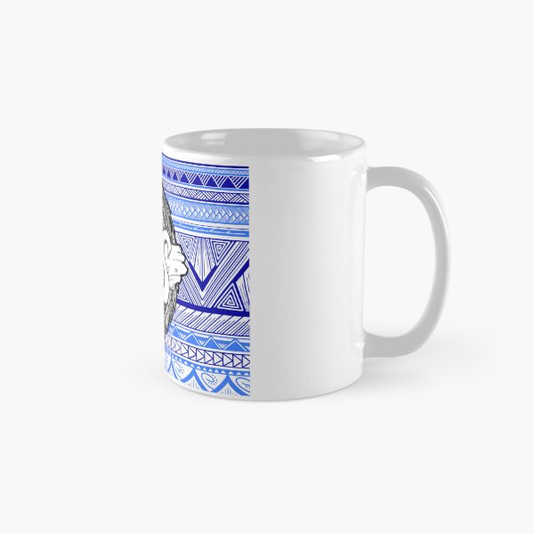 Item preview, SOS Driftwood on Tribal Sea Turtle Shell & Blue Tribal Background designed and sold by Steeb757.