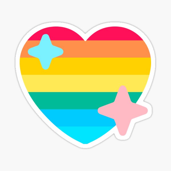 heart gay flag emoji
