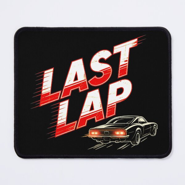 Item preview, Last Lap - Retro Muscle Car Racing Poster designed and sold by YounexxART.