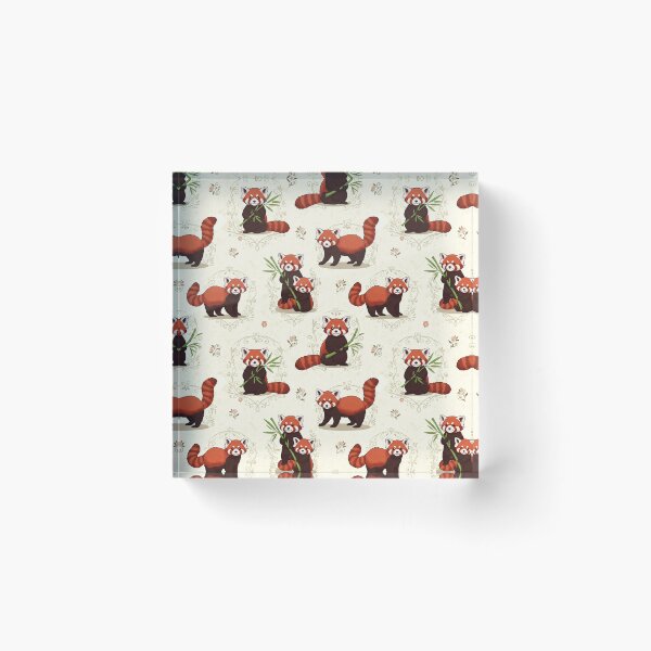 Item preview, Elegant Red Panda Pattern designed and sold by MythicPrompts.