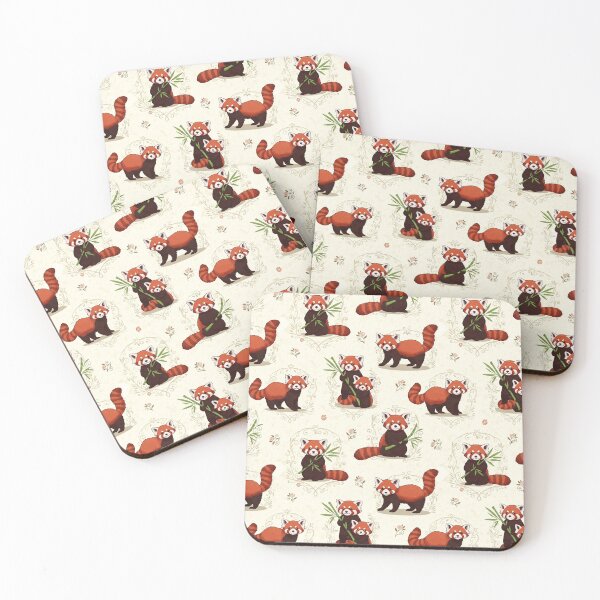 Item preview, Elegant Red Panda Pattern designed and sold by MythicPrompts.