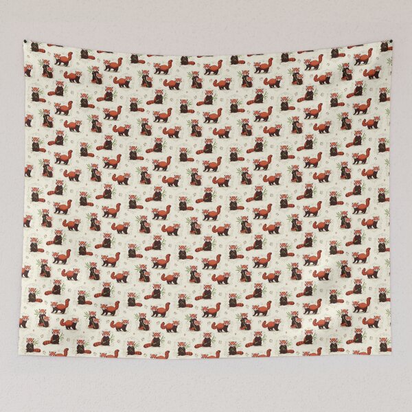 Item preview, Elegant Red Panda Pattern designed and sold by MythicPrompts.