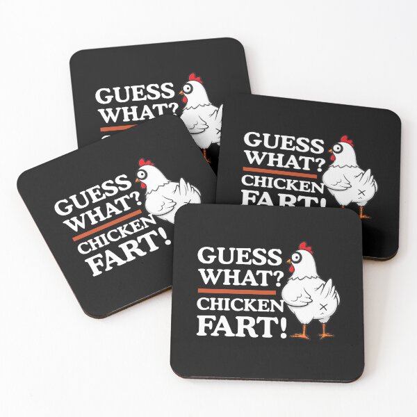 Item preview, Funny Guess What? Chicken Fart! White Design And Funny Chicken Guess My FartMeme designed and sold by MotivaChic.