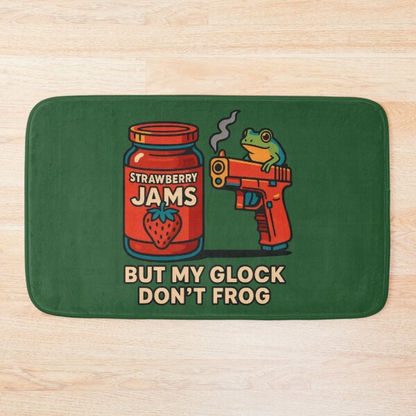Item preview, Strawberry Jams, Glock, and Frog – Meme Mashup designed and sold by ShineEyePirate.