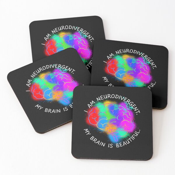 Item preview, I am neurodivergent. My brain is beautiful. 2 designed and sold by Echoes Of Change.