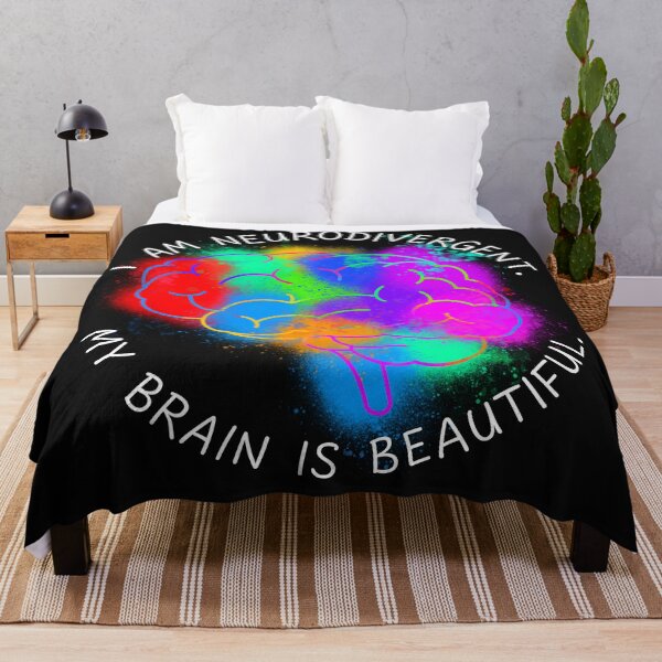 Item preview, I am neurodivergent. My brain is beautiful. 2 designed and sold by Echoes Of Change.