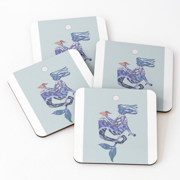Item preview, Mermaid Under Moon designed and sold by charliestudios.