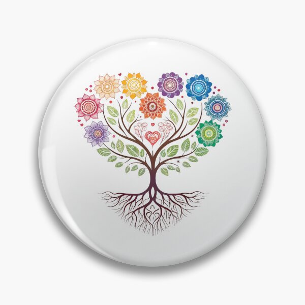 Item preview, Tree of life with chakras designed and sold by Lucky 777.