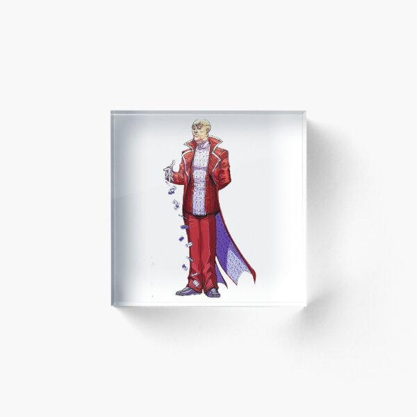 Calender Man - Arkham Asylum Character Bio Acrylic Block