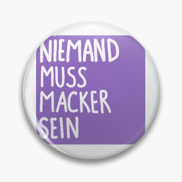 Item preview, Nobody has to be a macho designed and sold by lila-Moehre.