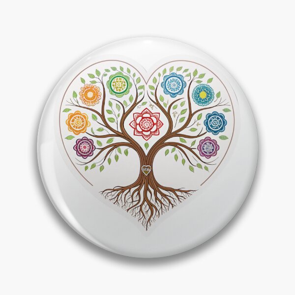 Item preview, Tree of life with chakras designed and sold by Lucky 777.