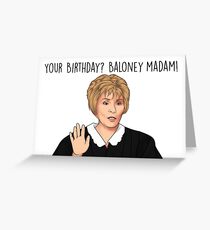 BALONEY FRAU! Grußkarte