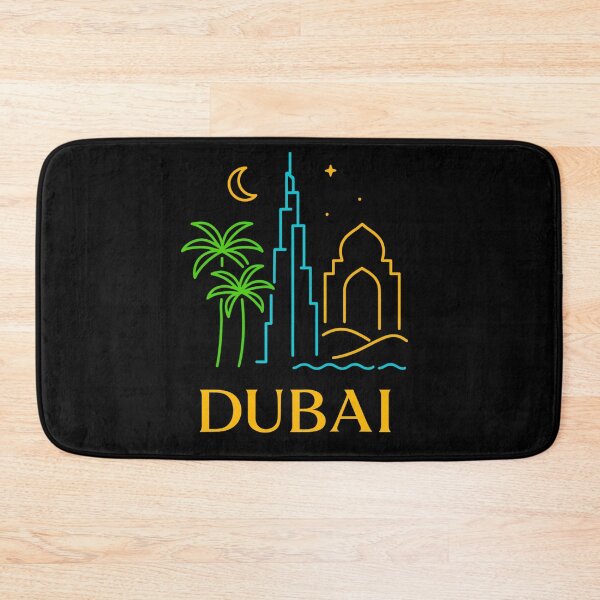 Item preview, Dubai Neon Skyline Collection: Futuristic City Lights designed and sold by Design_Your_Day.