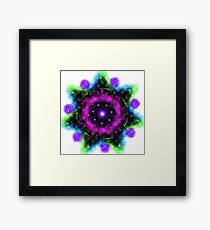 Space mandala Framed Print