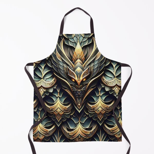 Item preview, Black and Gold Scale Armor designed and sold by Poilon.