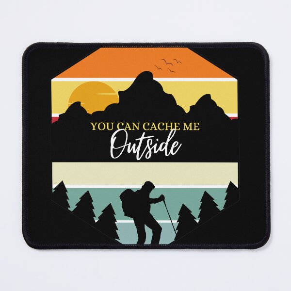 Item preview, Geocaching mountain sunset geocacher / you can cache me outside  designed and sold by portrait4you.