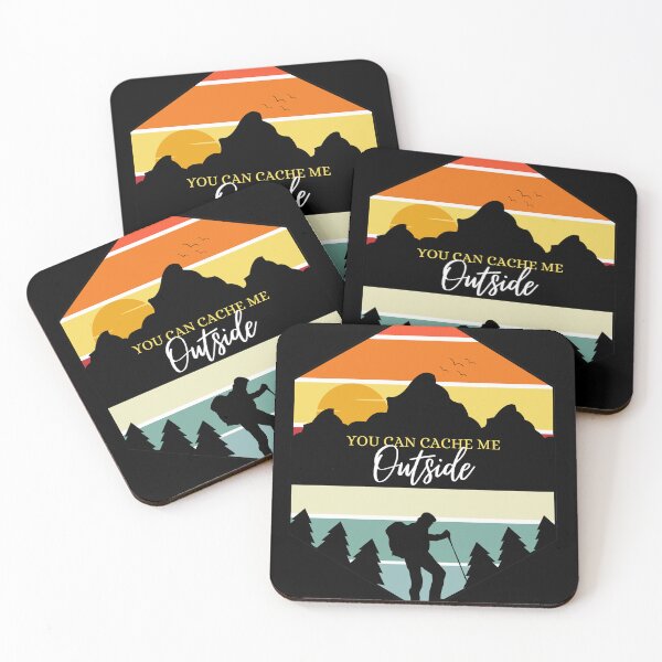 Item preview, Geocaching mountain sunset geocacher / you can cache me outside  designed and sold by portrait4you.
