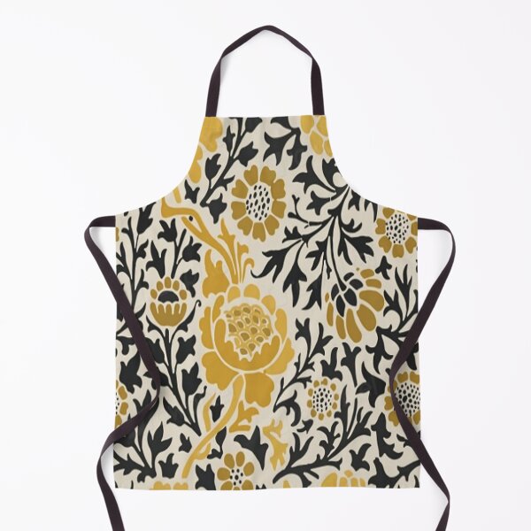 Item preview, Yellow and black trendy flowers designed and sold by BASFARFASHION.