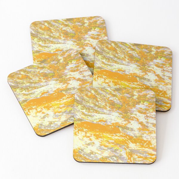 Item preview, ABSTRACT Collection: Vibrant Yellow Marble designed and sold by Rebecca Creates....