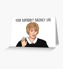 BALONEY SIR! Greeting Card