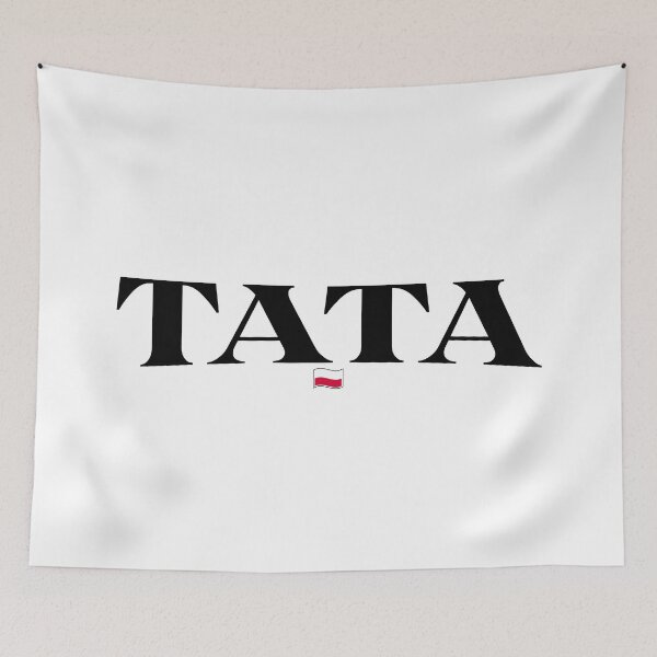 Item preview, TATA Polish Dad – Bold Typography with Polish Flag designed and sold by besensible.