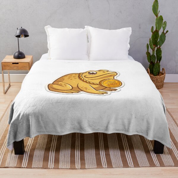 Item preview, Feng Shui golden frog with golden coin . designed and sold by Lucky 777.