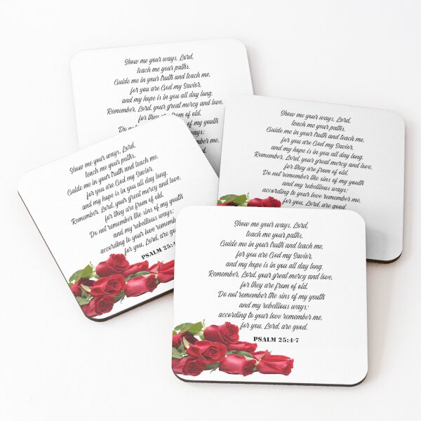 Item preview,  Psalm 25:4-7  Show me your ways, LORD, teach me your paths.  designed and sold by Dailywalker22.