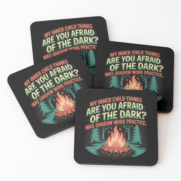 Item preview, My Inner Child Thinks Are You Afraid Of The Dark Was Shadow Work Practice designed and sold by CrypticHMystic.