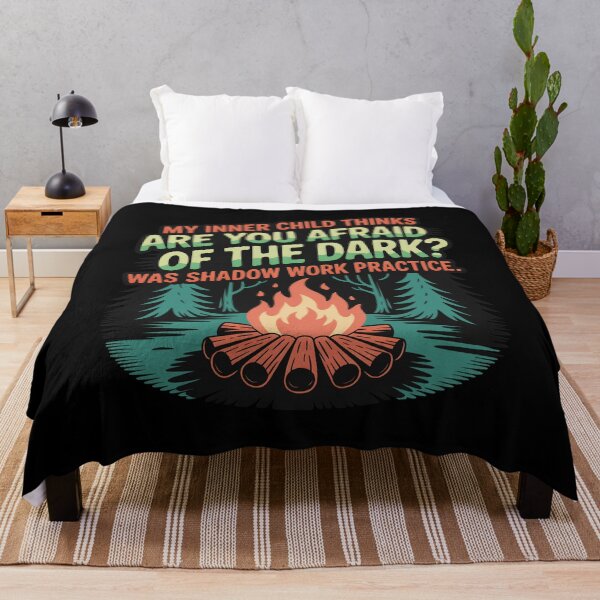 Item preview, My Inner Child Thinks Are You Afraid Of The Dark Was Shadow Work Practice designed and sold by CrypticHMystic.