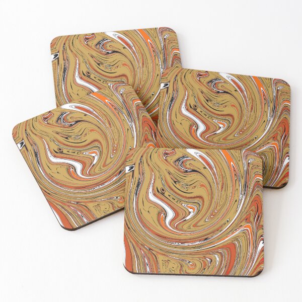 Item preview, Abstract Copper Swirls designed and sold by SassyJadePrints.