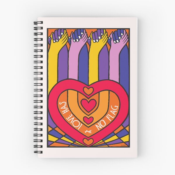 Item preview, love has no flag peace and love designed and sold by Ratatatts.