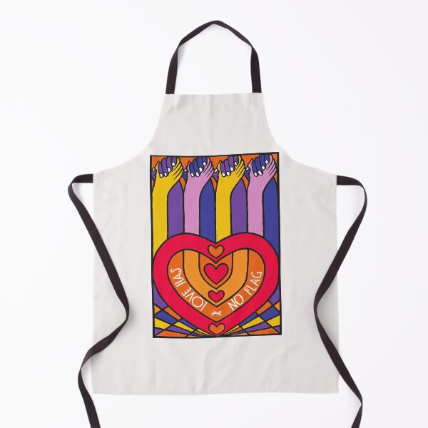 Item preview, love has no flag peace and love designed and sold by Ratatatts.