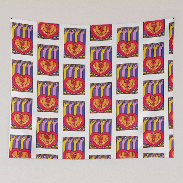 Item preview, love has no flag peace and love designed and sold by Ratatatts.