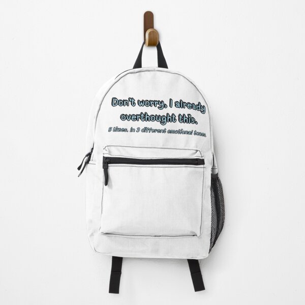 Item preview, Don’t Worry, I Already Overthought This – Funny Mental Health Quote Design designed and sold by The Sticker Cove.