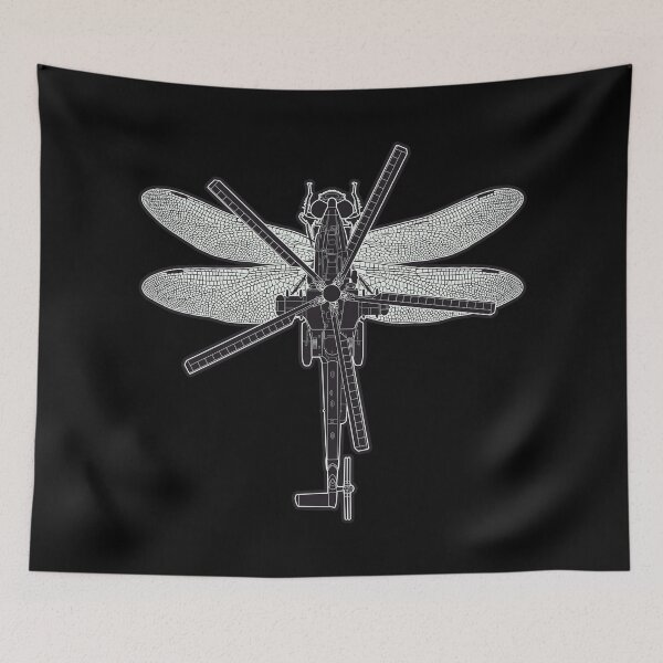 Item preview, Attack Helicopter Meets Dragonfly Hybrid Military Design designed and sold by FAawRay.