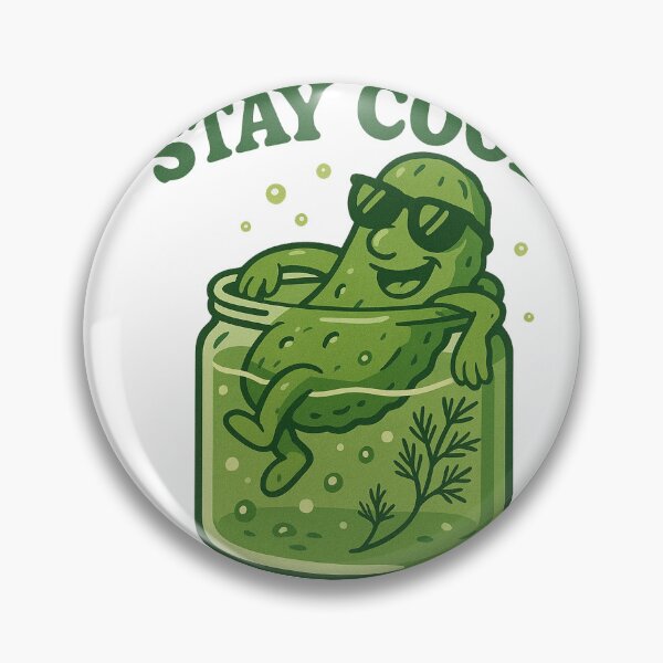 Item preview, Stay Cool Stay Pickled Funny Pickle T-Shirt designed and sold by Dreamteeworks.
