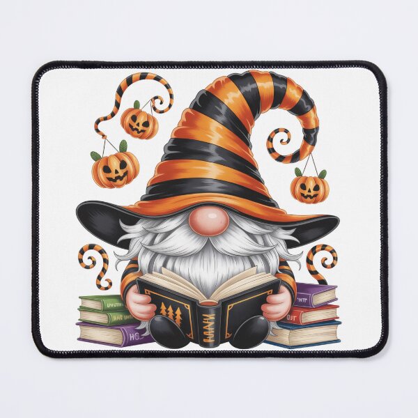 Item preview, halloween gnomes white books designed and sold by jkrphoto.