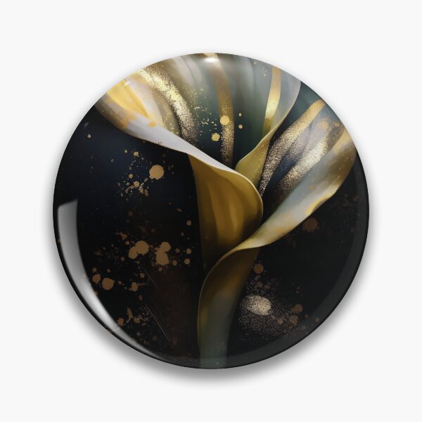 Item preview, Lila's Golden-Lined Calla Lily Elegance designed and sold by PixelsLuxe.