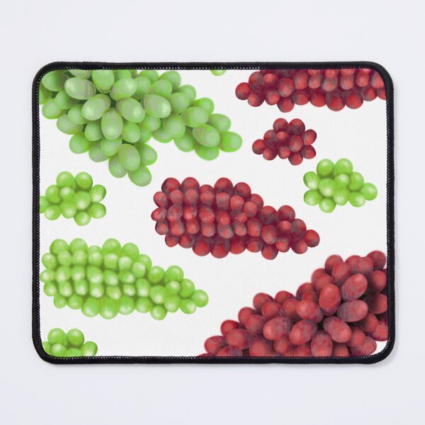 Item preview, A stylized fruit motif with grapes in green and red – versatile for advertising, packaging or healthy nutrition concepts designed and sold by katecheerycake.