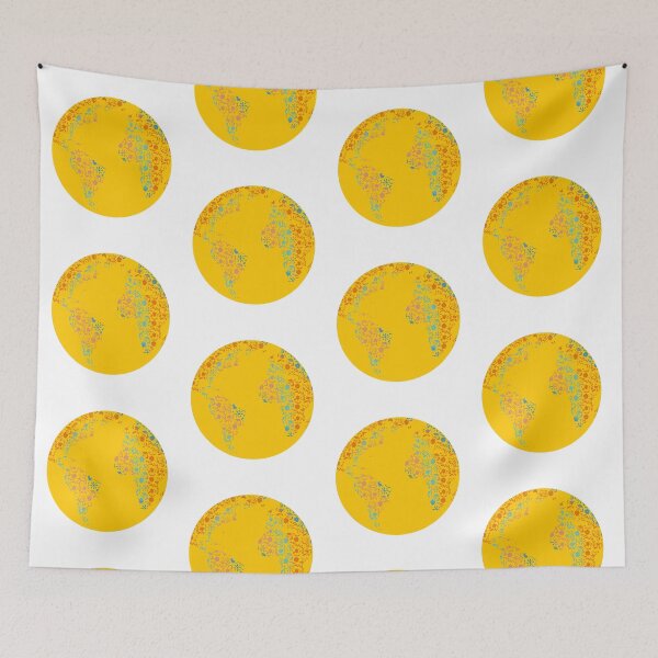 Item preview, Floral Earth Sun designed and sold by missmann.